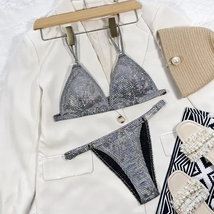 Maillot de bain femme été 2026 à sequins