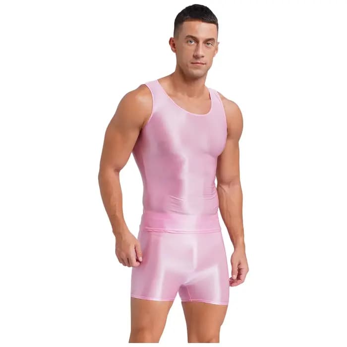 Maillot de bain brillant pour hommes