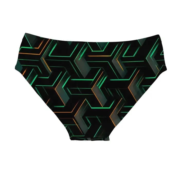Maillot de bain géométrique pour hommes, à séchage rapide, respirant, antidérapant, maillot de bain triangulaire, pour sports aquatiques, surf, fitness, maillot de bain original