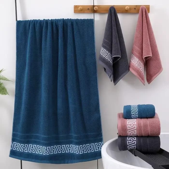 Serviette de bain épaisse en pur coton