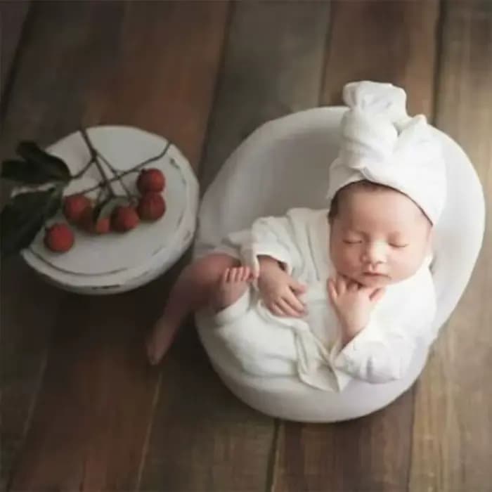 Peignoir de bain pour filles, accessoires de photographie pour nouveau-nés, tenue Photo, Costume de pose de bébé, peignoir, ensemble A2UB