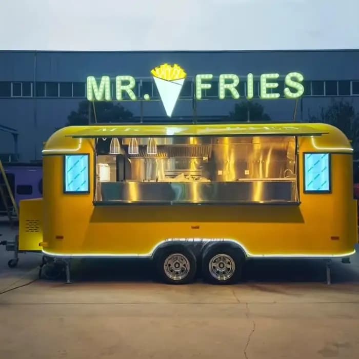 Fulai boulangerie BBQ Kebab camion de nourriture Remorque Alimentaire Mobile cuisine café jus Snack Bar remorque de restauration rapide