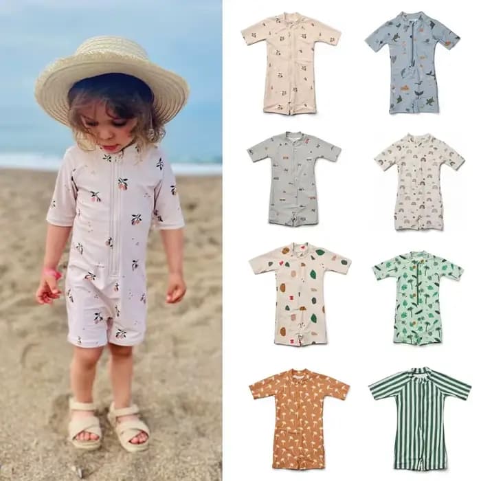Maillot de bain une pièce imprimé pour garçon et fille