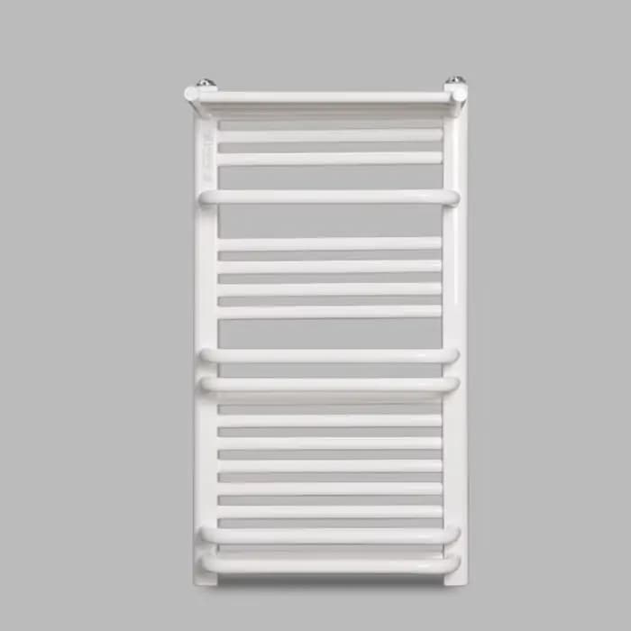 Radiateur chauffe-serviettes à chauffage rapide OEM, étagère de rangement, radiateur de salle de bains, porte-serviettes noir et blanc en acier pour hôpitaux