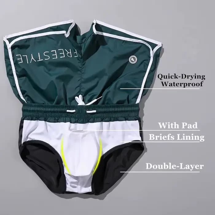 Short de plage pour hommes, maillot de bain d'été, pantalon court de planche de surf, grande taille, séchage rapide, Seobean, 2023