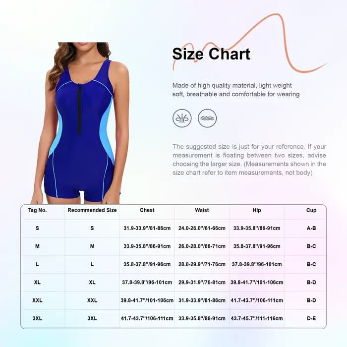 Maillot de bain une pièce pour femmes