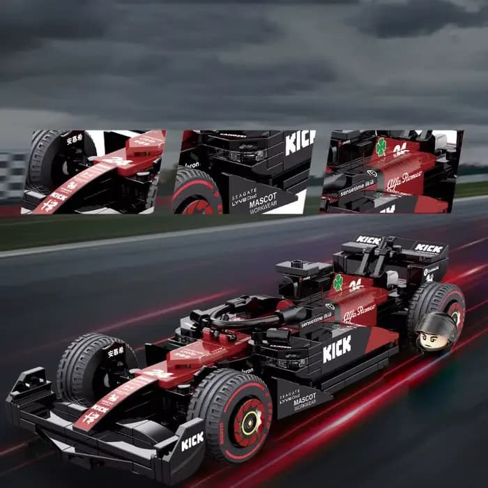 Bloc de construction de véhicule à l'échelle 1:24, Alfa C43 ORLEN F1, voiture de course de formule 1, modèle Champion, figurines de course, briques, jouet pour cadeaux
