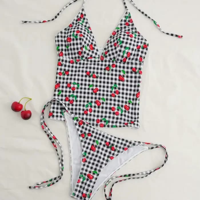 Maillot de bain deux pièces Fresh Cherry