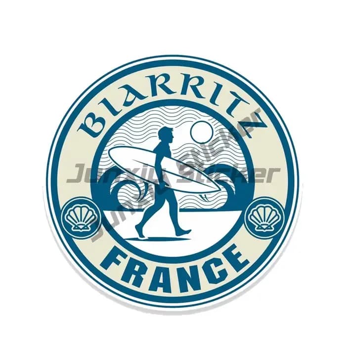 Autocollants de chiffres de drapeau de France, étiquette étanche de la tour Eiffel de Cannes, Paris, JDM, pour pick-up, camping-car, ordinateur portable, accessoires en PVC