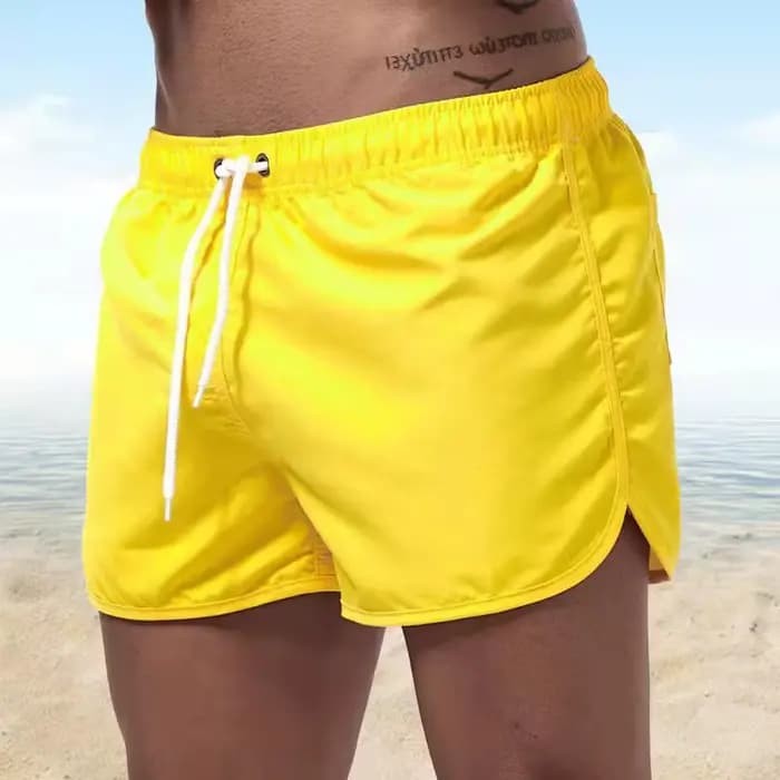 Nouveau short de bain pour homme été 2024, maillot de bain sexy taille basse respirant pour la plage et le surf