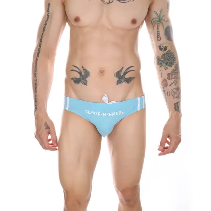 CLEVER-MENMODE maillots de bain hommes Bikini slip de bain homme maillot de bain Sexy natation bain trempé plage Shorts sungas troncs