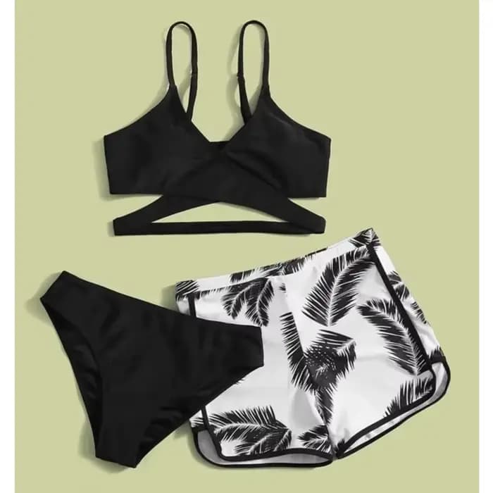 Maillot de bain trois pièces pour femme