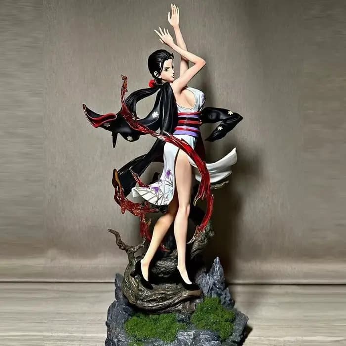 Figurine d'action Anime One Piece, figurine Robin, démon Robin, jouets en PVC, modèle de statue, jouets de collection, cadeaux, 38 cm/15 pouces