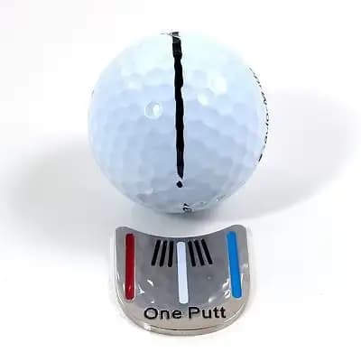 Lot de 6 pièces, marque de balle de Golf Design One Putt plus Clip de chapeau de Golf magnétique marqueur de Golf livraison directe