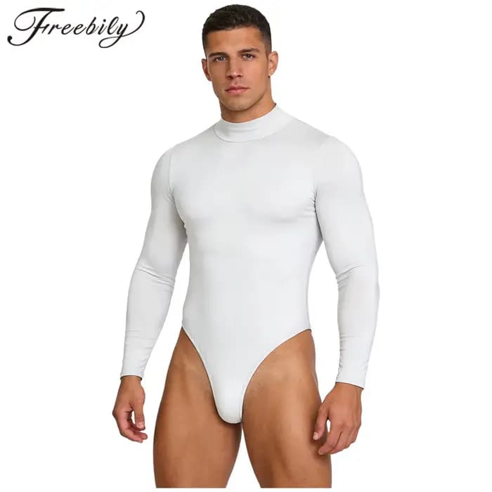 Maillot de bain une pièce pour homme à manches longues