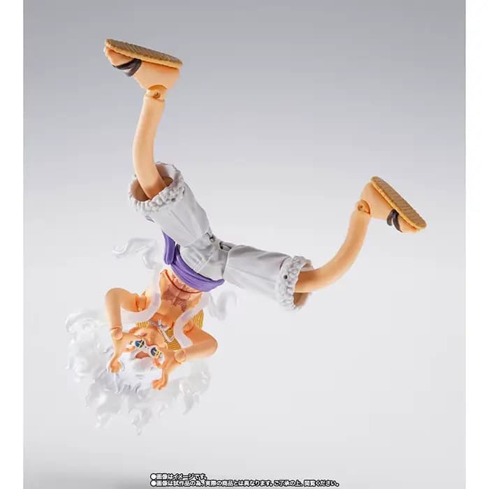 Original Bandai S.H.Figuarts Shf une pièce singe D Luffy Gear 5 île future Egghead Anime figurines de Collection modèle jouet