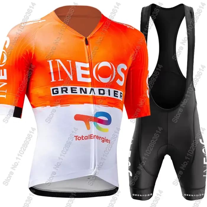 Ensemble de maillot de cyclisme Netcompany-Ineos 2026 pour le Tour de l'Italie, vêtements gris pour vélo, maillot de cyclisme, short de cyclisme