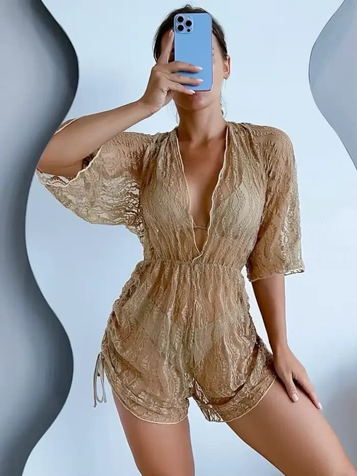 Maillot de bain en dentelle amissié pour femmes