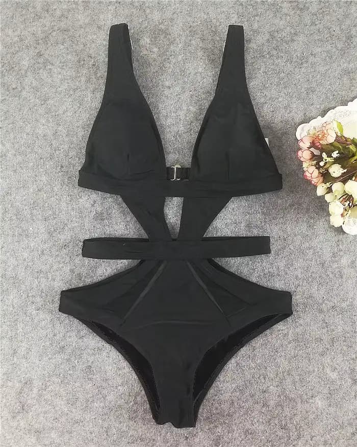 Maillot de bain une pièce noir