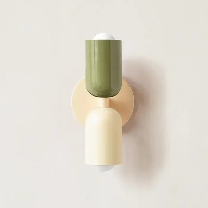 Lampe murale colorée pour chevet, style nordique, pour salon, couloir, chambre d'enfant, lampe de décoration intérieure Macaron