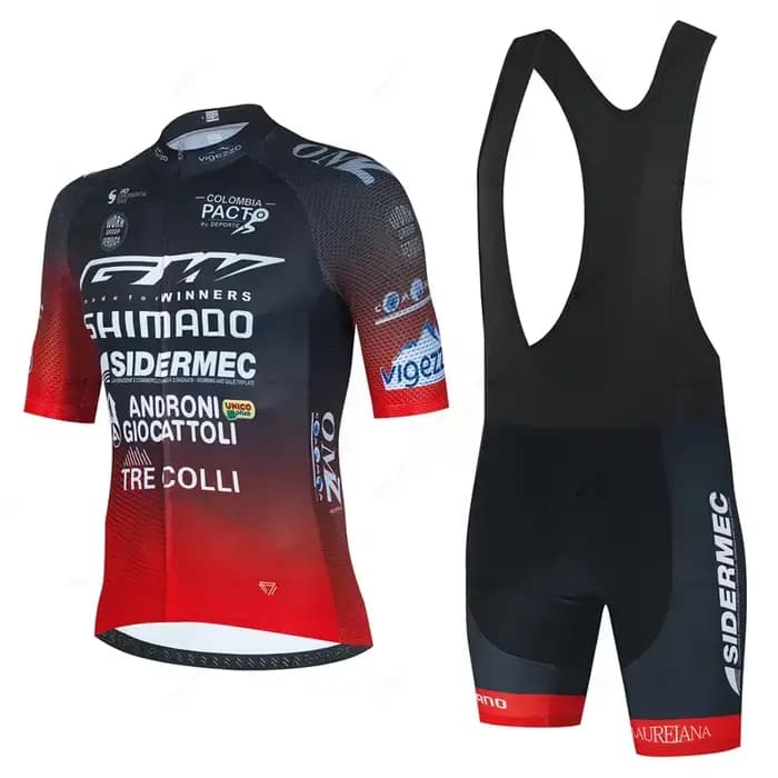 Maillot de cyclisme pour hommes, ensemble de bavoirs 19D, vêtements de vélo, vêtements de vélo, culotte courte, vêtements d'été, 2025