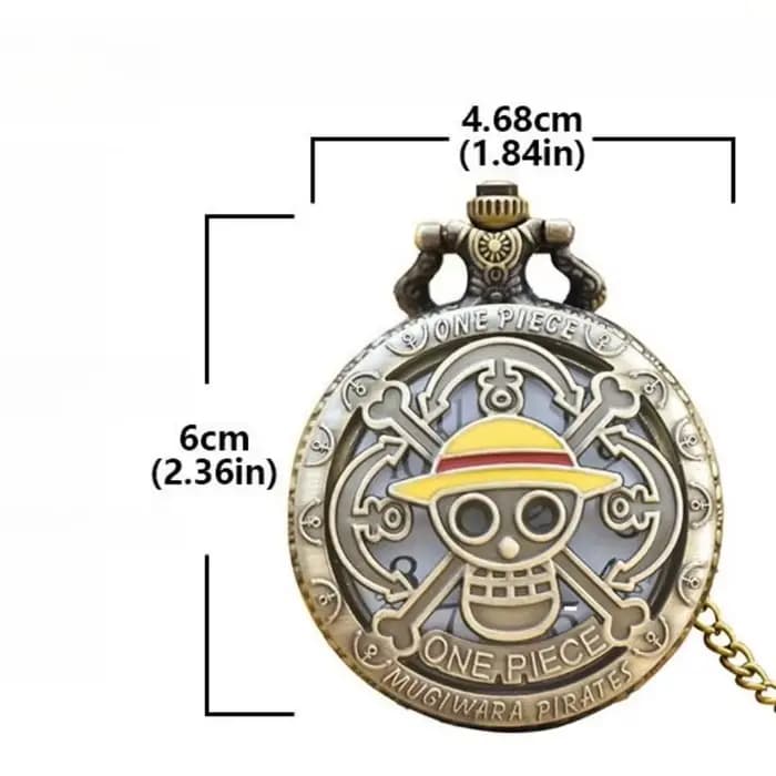 Nouvelle montre de poche de la série Anime One Piece, impression créative exquise, montre à quartz personnalisée pour hommes et femmes, tendance