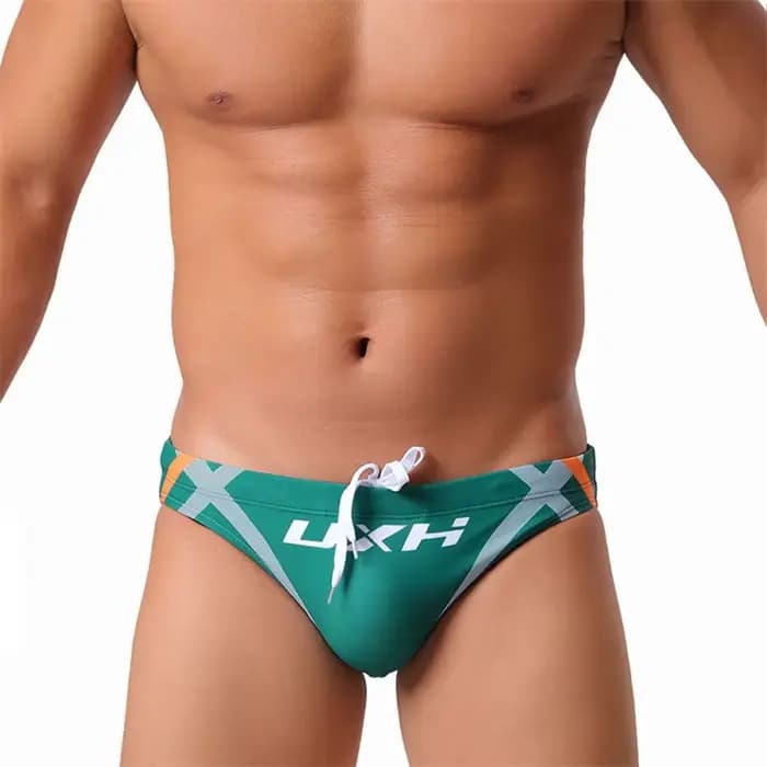 Slips de bain pour hommes avec coussinet