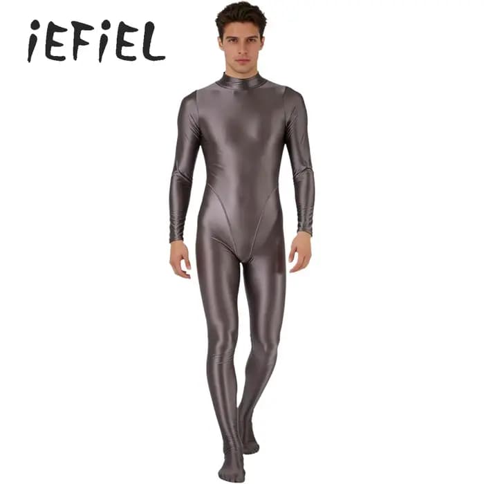 Maillot de bain brillant à l'huile pour hommes