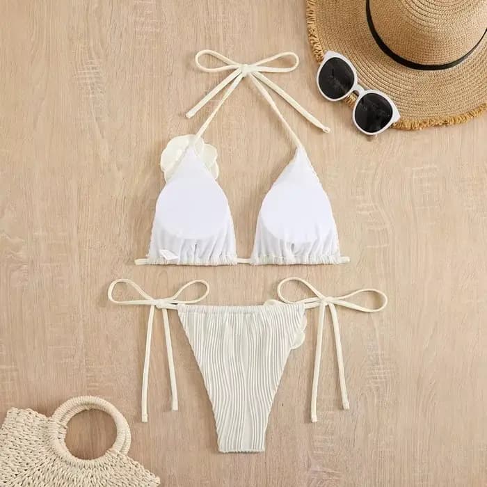 Sexy Rose fleur Bikini maillots de bain
