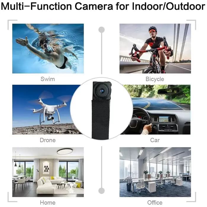 Mini caméra portable sans fil, détection de mouvement, révélateur de mouvement, diffusion en direct, télécommande, P2P, Wi-Fi, HD, 4K, 1080P