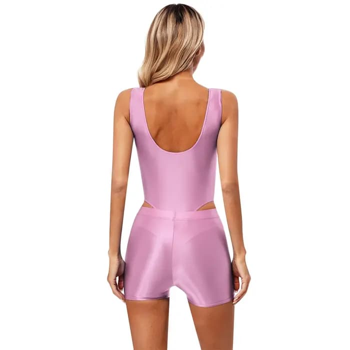 Maillot de bain brillant pour femmes
