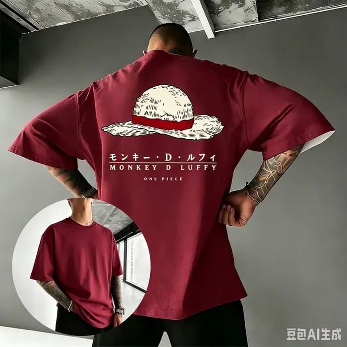 T-shirt One Piece Anime Luffy pour Hommes et Femmes, T-shirt graphique d'été, Streetwear décontracté à manches courtes, Nouvelle mode 2026, Imprimé dessin animé