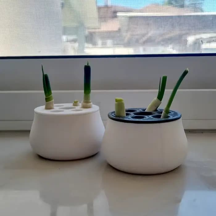 Pots à fleurs pour oignons verts, pots pour plantes, graines hydroponiques, mini pots en plastique, système de culture hydroponique pour la maison et la cuisine, pots et jardinières de jardin