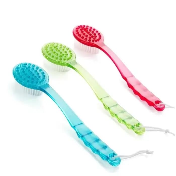 Brosse de bain avec poignée pour le dos et le corps