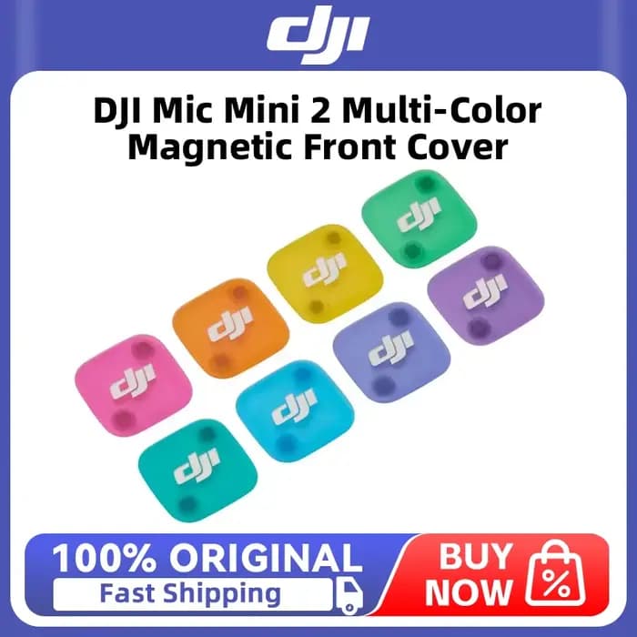 DJI Mic Mini 2, couvercle avant magnétique multicolores, accessoires d'origine en stock