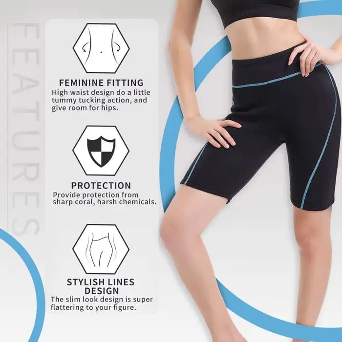 Short de plongée en néoprène pour femmes