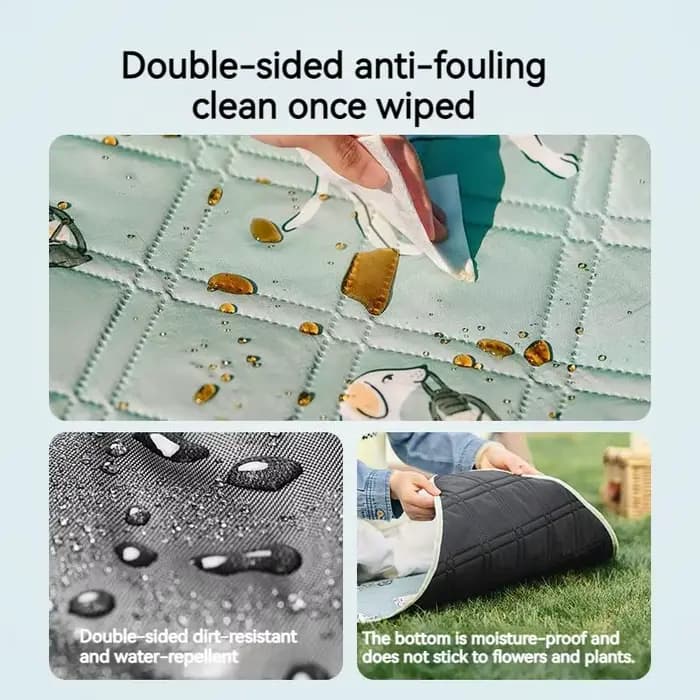 Natureifa-Tapis de plage imperméable pour 5 à 8 personnes