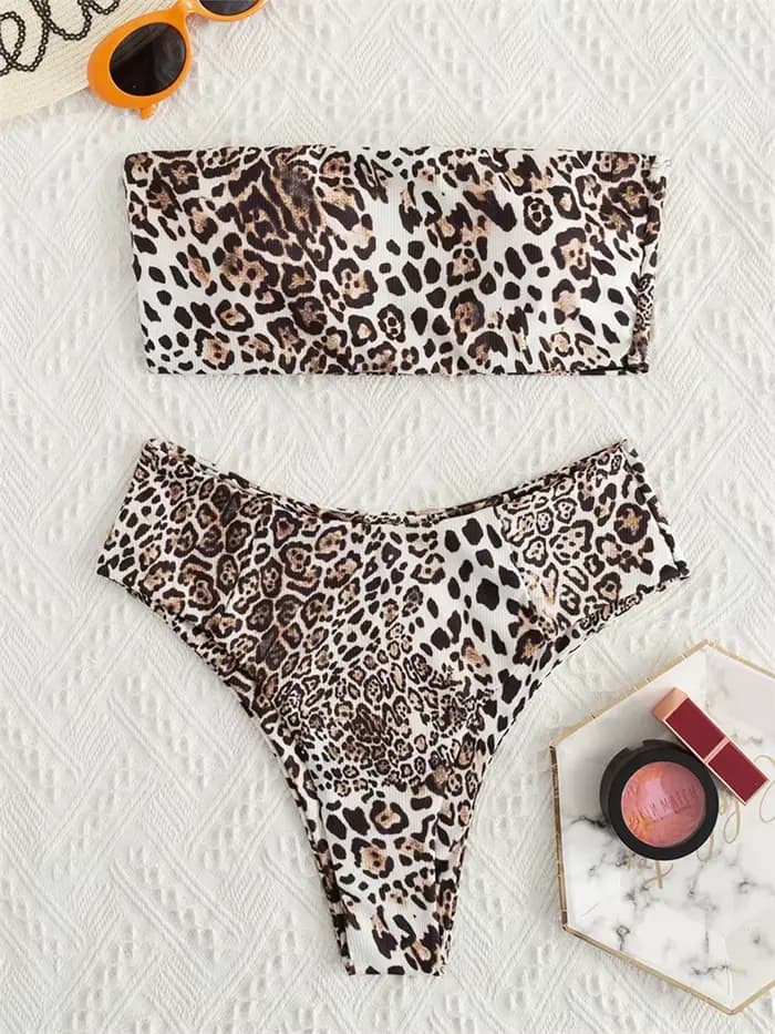 Bikini femmes maillot de bain 2026 nouveau Bikinis ensemble léopard