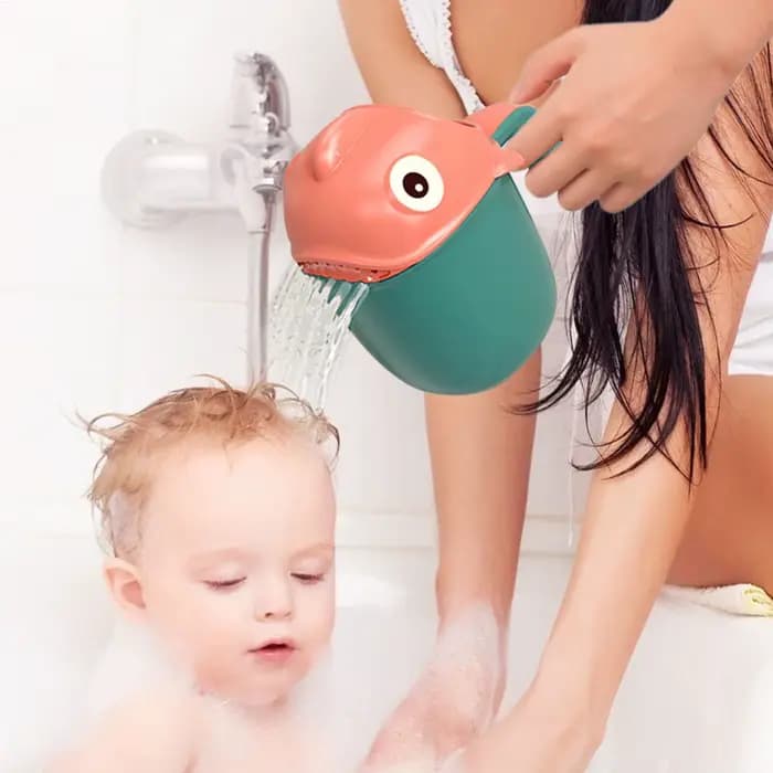 Gobelet de rinçage pour bébé durable en forme de poisson-clown