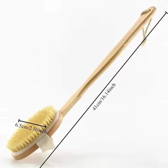 Brosse de douche détachable pour le dos