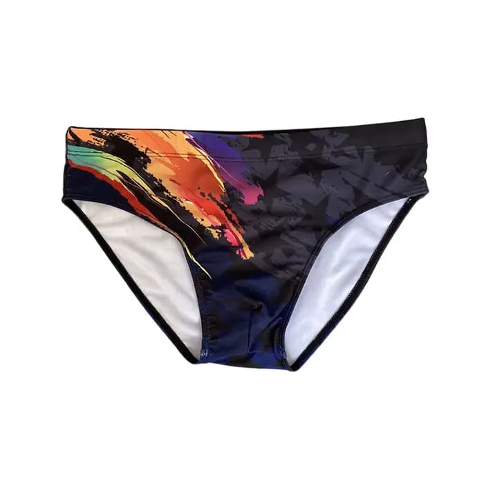 Maillot de bain en nylon taille basse pour hommes