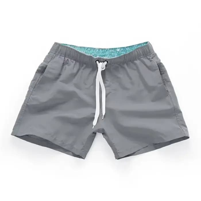 Short de bain décontracté pour homme à séchage rapide, avec cordon de serrage à la taille, idéal pour la plage, le surf, la course et le sport, avec poches latérales