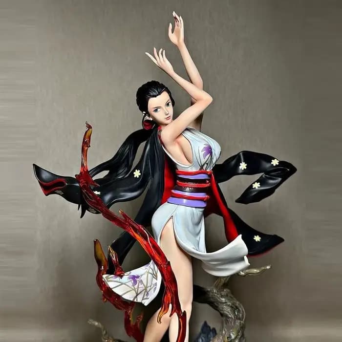Figurine d'action Anime One Piece, figurine Robin, démon Robin, jouets en PVC, modèle de statue, jouets de collection, cadeaux, 38 cm/15 pouces