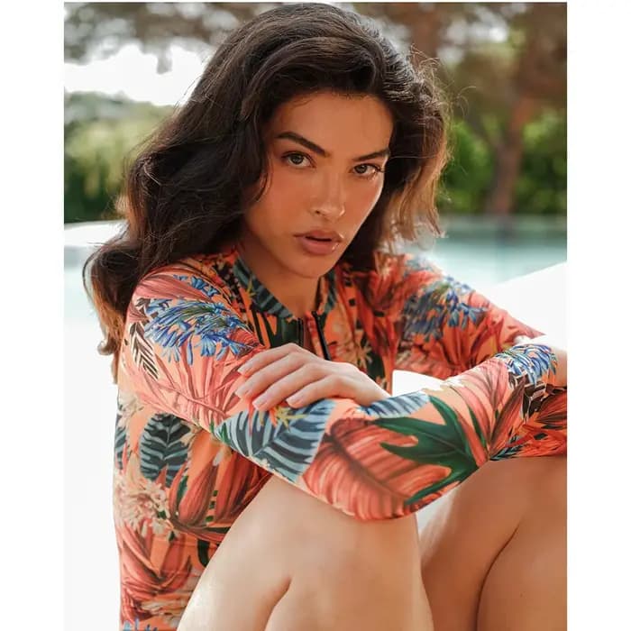 Bikini une pièce maillot de bain 2025 imprimé fleuri rétro maillots