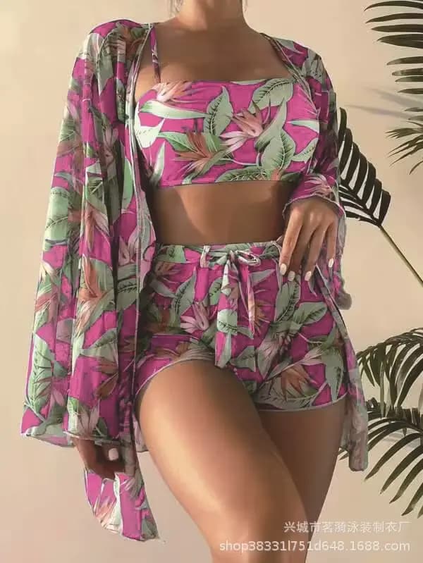 Nouveaux maillots de bain séparés Tankini ensemble maillot de bain pour femme 2024 sport vêtements de plage deux pièces maillot de bain filles piscine femmes maillot de bain