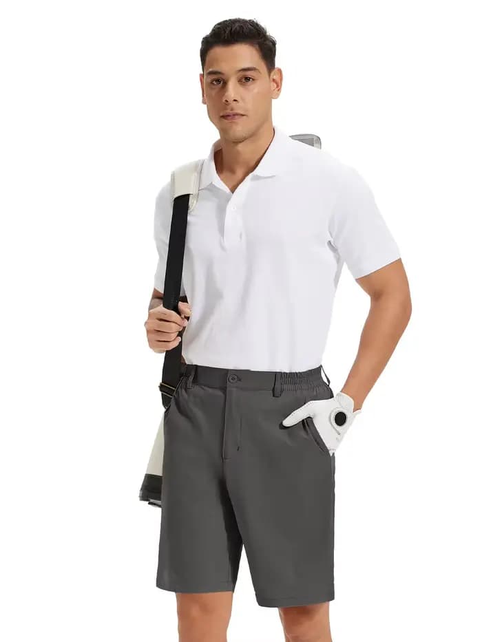 Shorts de golf pour hommes, shorts légers, shorts à séchage rapide, shorts extensibles, shorts décontractés pour le travail et la randonnée