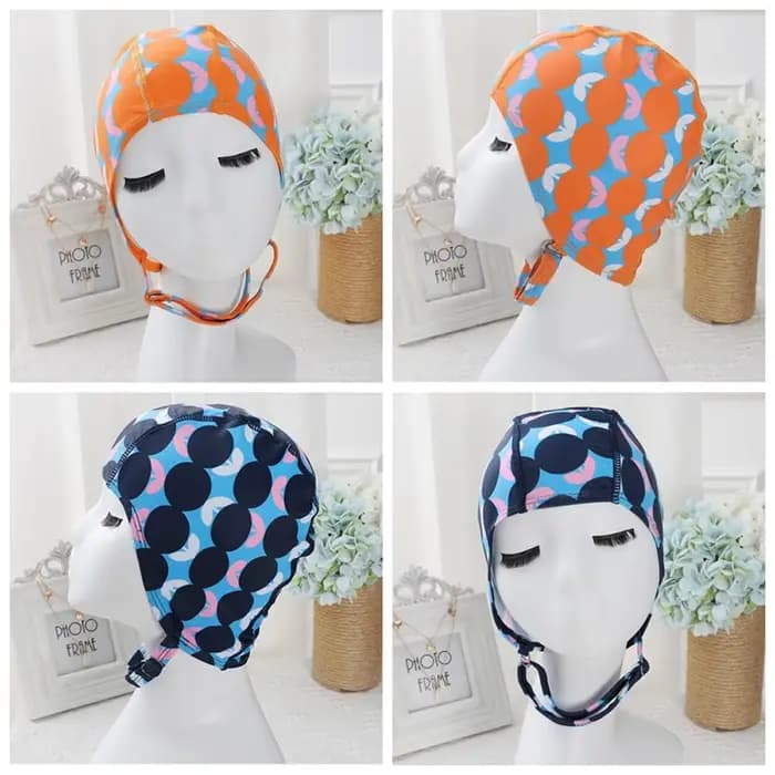 Bonnet de bain réglable pour femmes, protection des oreilles, taille libre, Turban en Nylon, pour sport aquatique