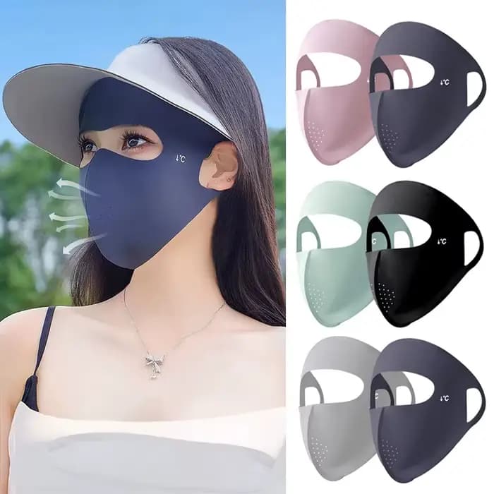 1/2 pièces été masque complet Protection solaire hommes femmes