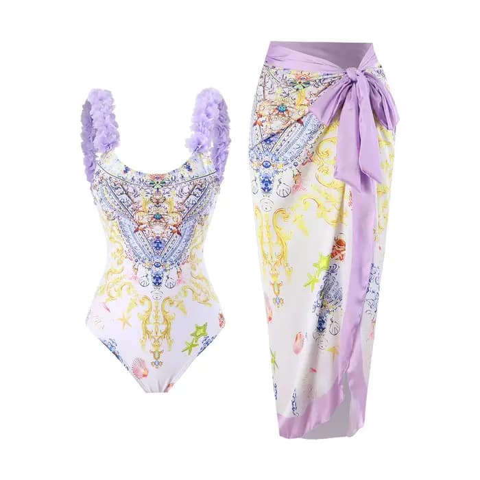 Maillot de bain une pièce à fleurs, sexy, décolleté en v profond, monokini, pour femmes, vêtements de plage, 2024