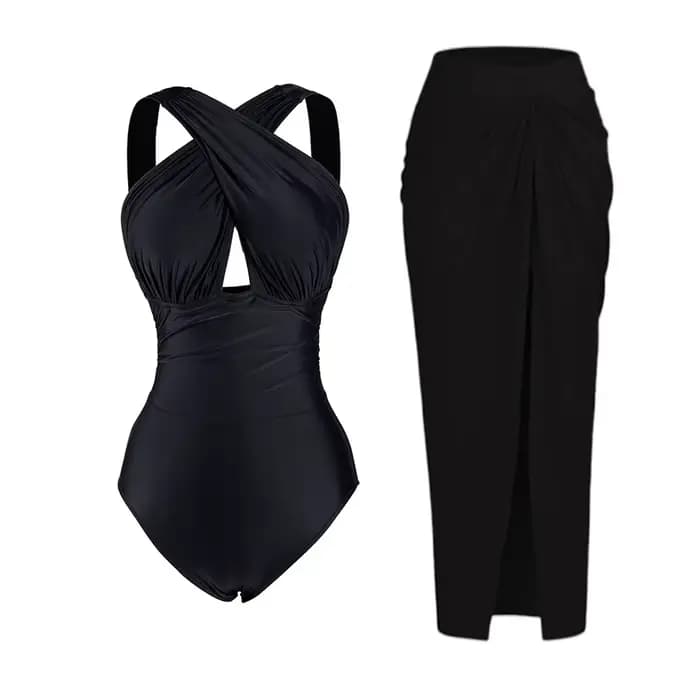 Maillot de bain vintage une pièce pour femme